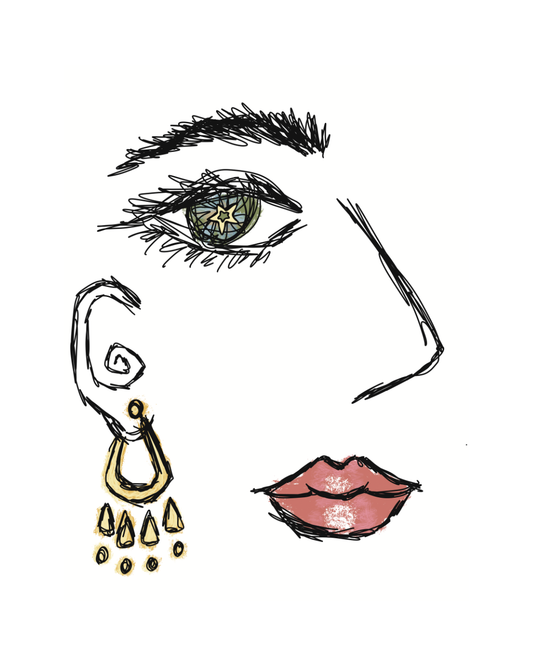 Gold Earring